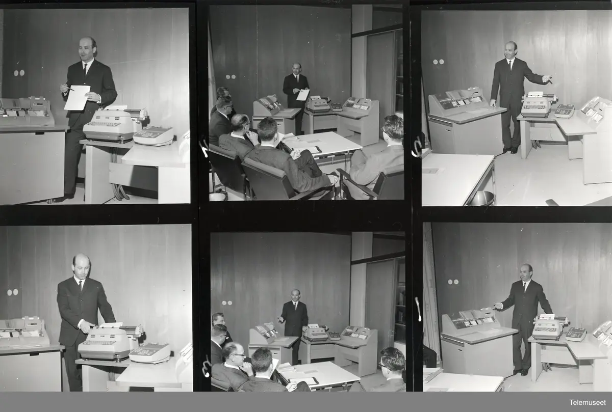 7.0 IBM - Fotogafier OP - Skrivemaskin, Finn Olsen demonstrering modell 632