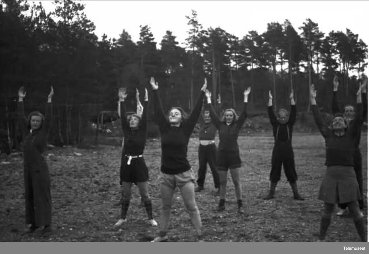 Bedriftsidrett, telesport, trening på Stend