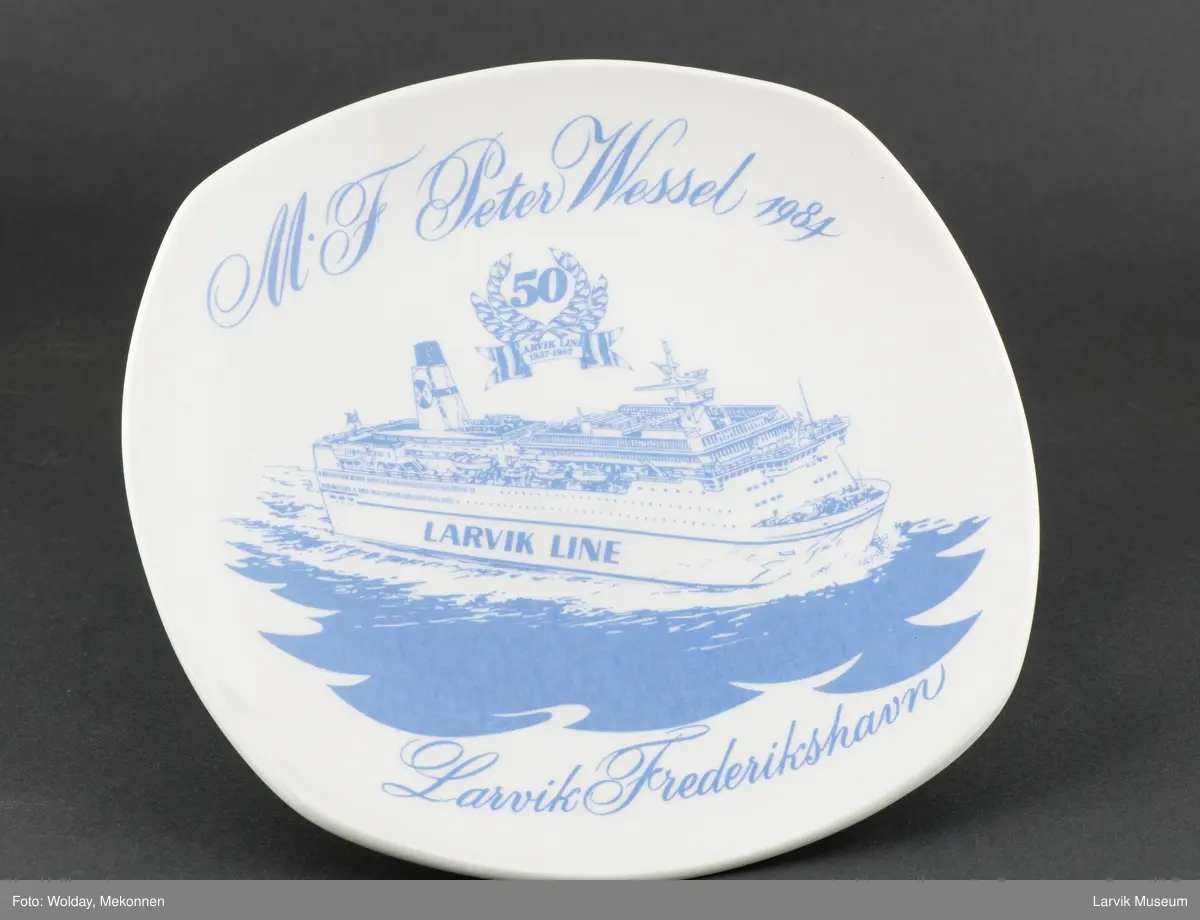 M/F Peter Wessel  1984
Larvik Frederikshavn.