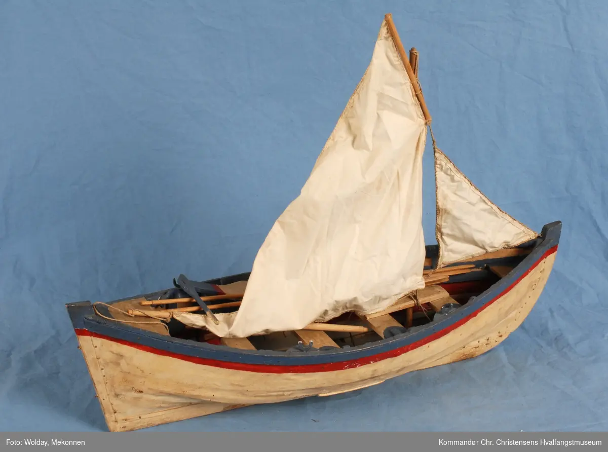Modell av en robåt