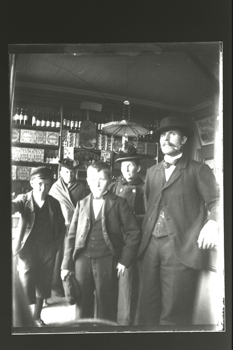 Schilbreds butikk?, Brevik, ca. 1890