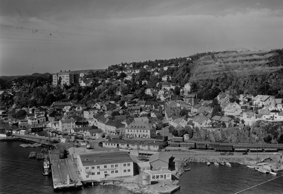 Flyfoto fra Kragerø 1/7-59