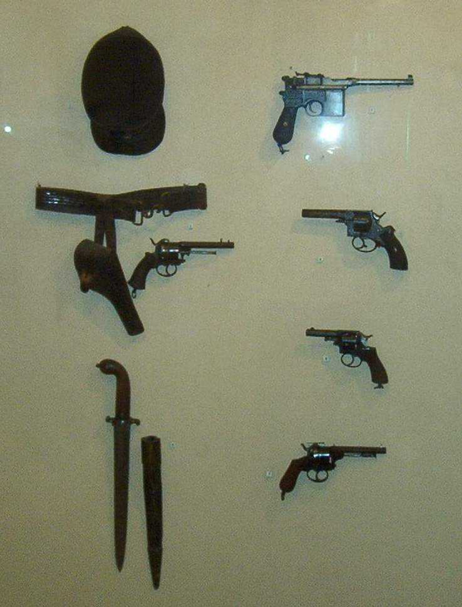 Lefauchaux - revolver mod. 1864 kal. - BKM - vaktvåpen fra landsfengslet i Trondheim, 1900.