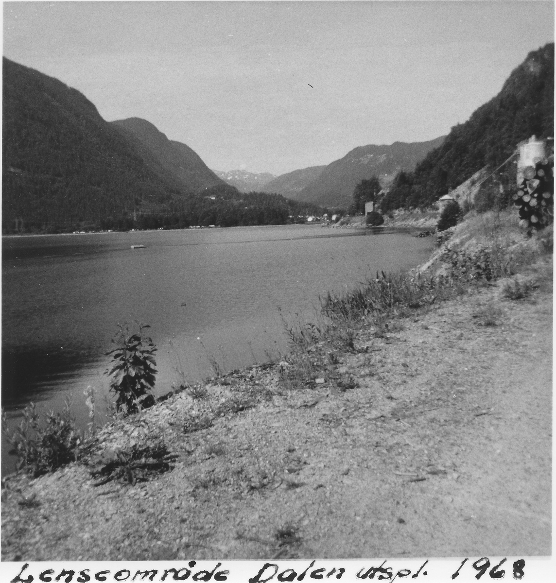 Lenseområde Dalen utslagsplass, Tokke 1968.