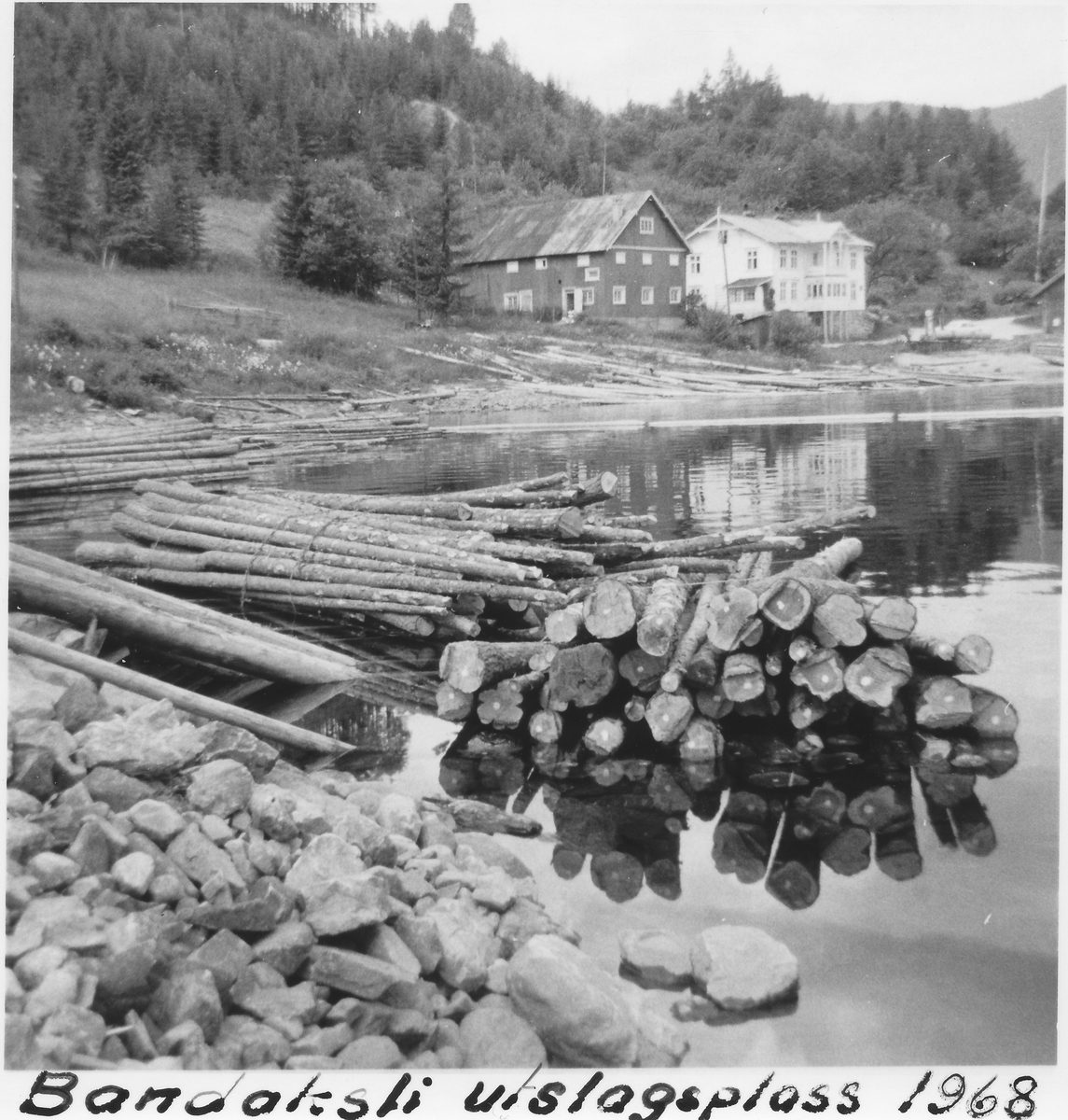 Bandaksli utslagsplass, Tokke 1968.