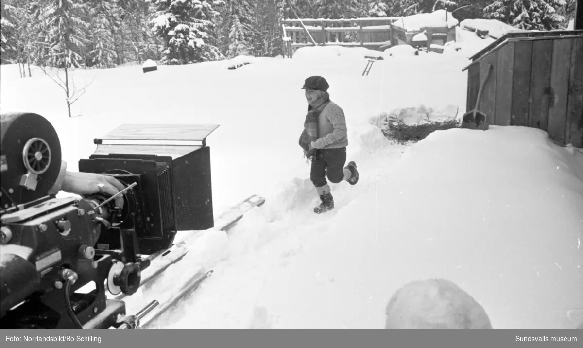 Utomhusscener till filmen "Emil i Lönneberga" spelas in i Bollstabruk.