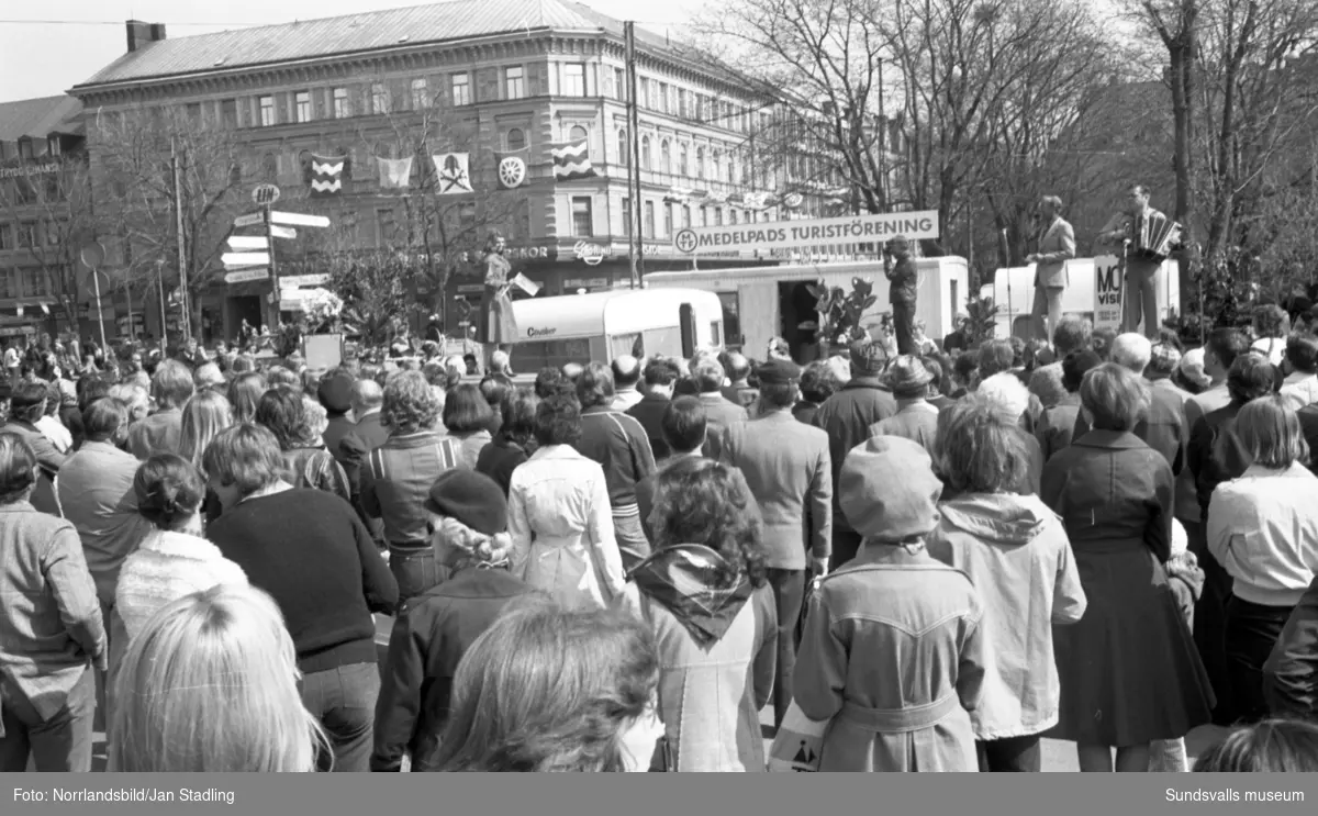 Cityfestival med modevisning i Sundsvall.