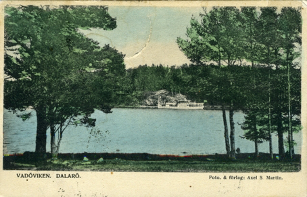 Vadviken. Dalarö. Foto & förlag: Axel S Martin