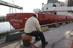 En resa med m/s Östanvik t o r  Lövholmen, Stockholm-Slite, Gotland 2011, fraktandes cement. En dokumentation av Arkivarie Eva Hult och fotograf Anneli Karlsson från Sjöhistoriska.