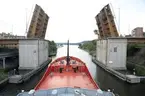 En resa med m/s Östanvik t o r  Lövholmen, Stockholm-Slite, Gotland 2011, fraktandes cement. En dokumentation av Arkivarie Eva Hult och fotograf Anneli Karlsson från Sjöhistoriska.