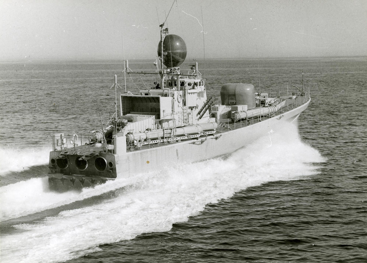 Spica (T 121), första torpedbåten i serien T 121–T 126.