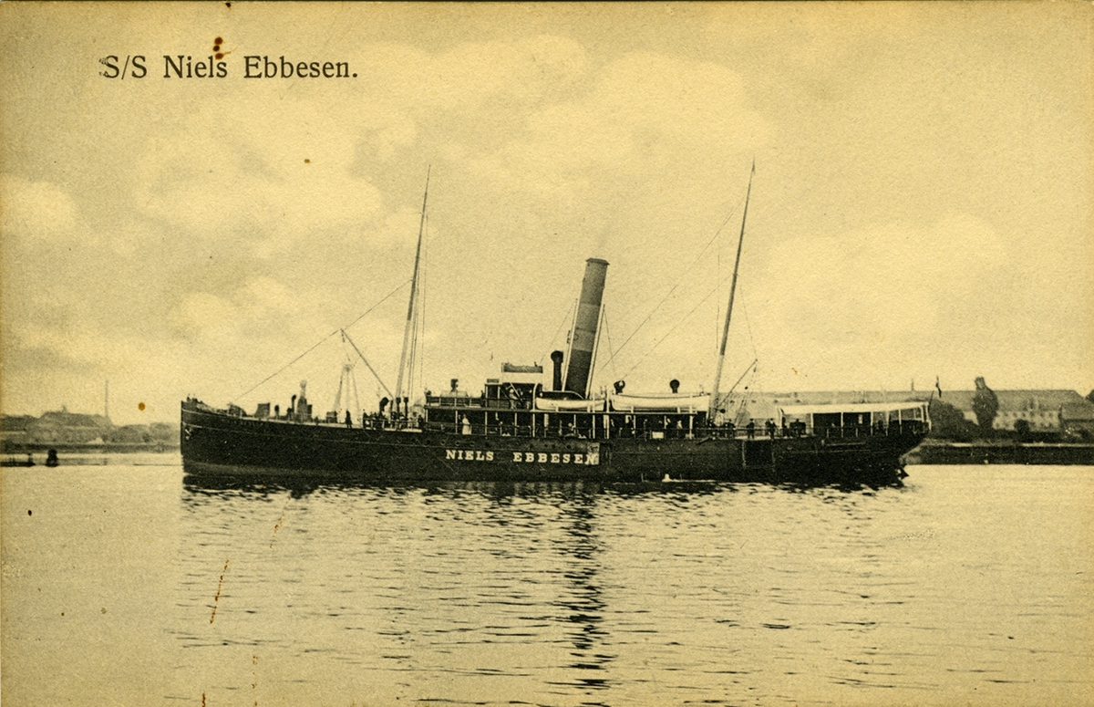 S/S Niels Ebbesen.
Goerts Forlag Eneret. No.95. 160657