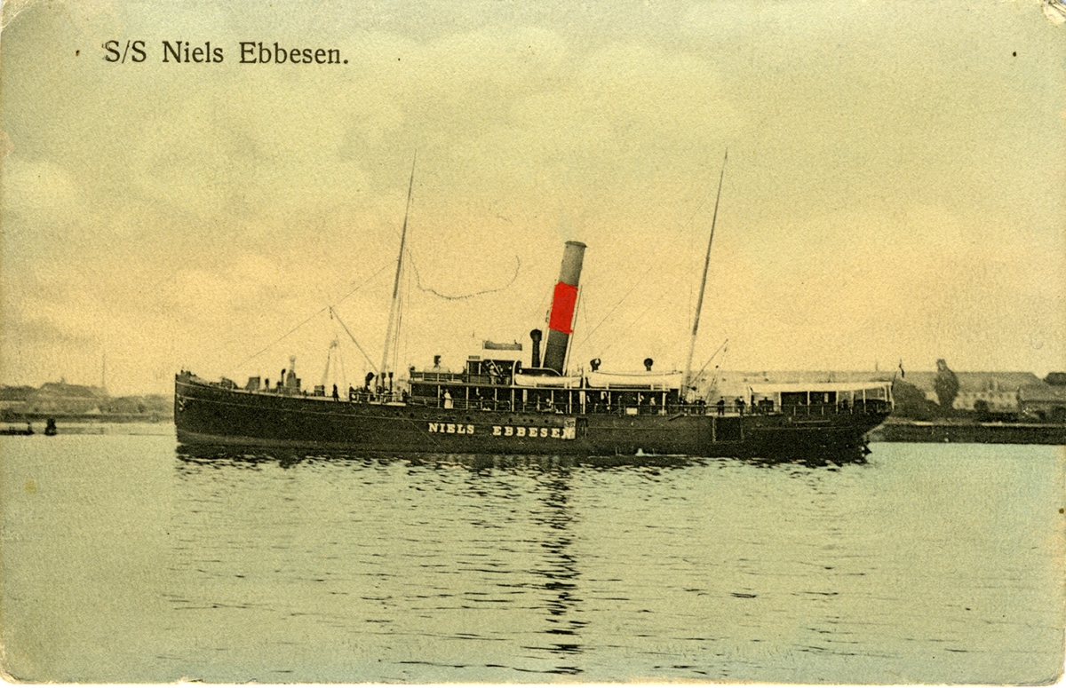 S/S Niels Ebbesen.
Goerts Forlag Eneret. No.96. 160657