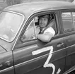Deltagare i bilrace på Grunnebo sydväst om Vänersborg i maj 1960
