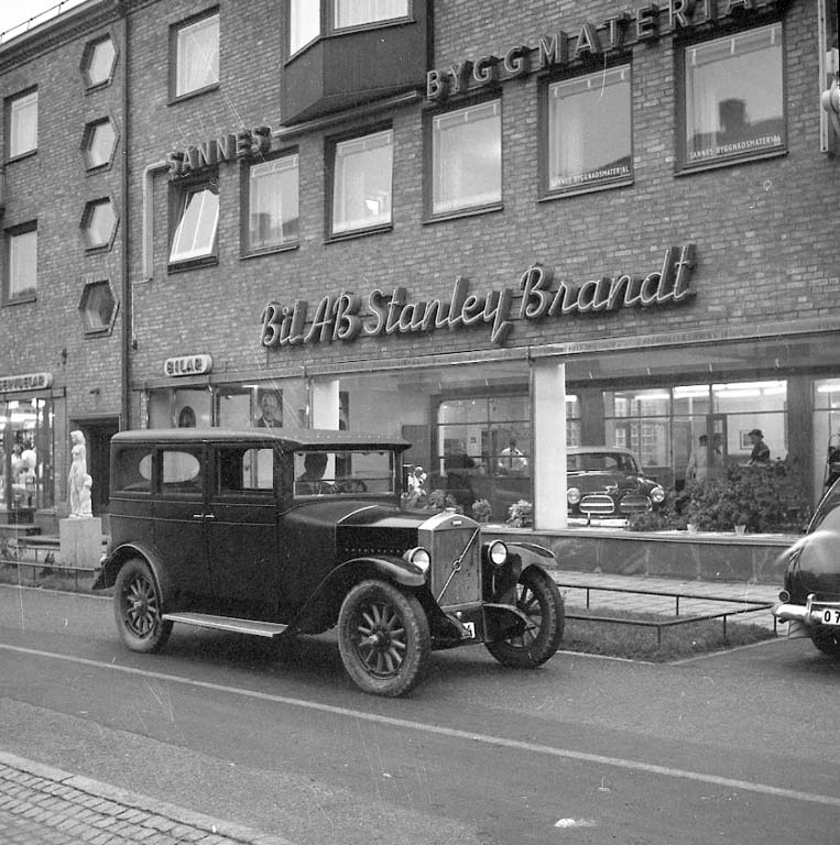 Volvos första bilmodell "Jakob" vid Bil AB Stanley Brandt, Uddevalla 1960