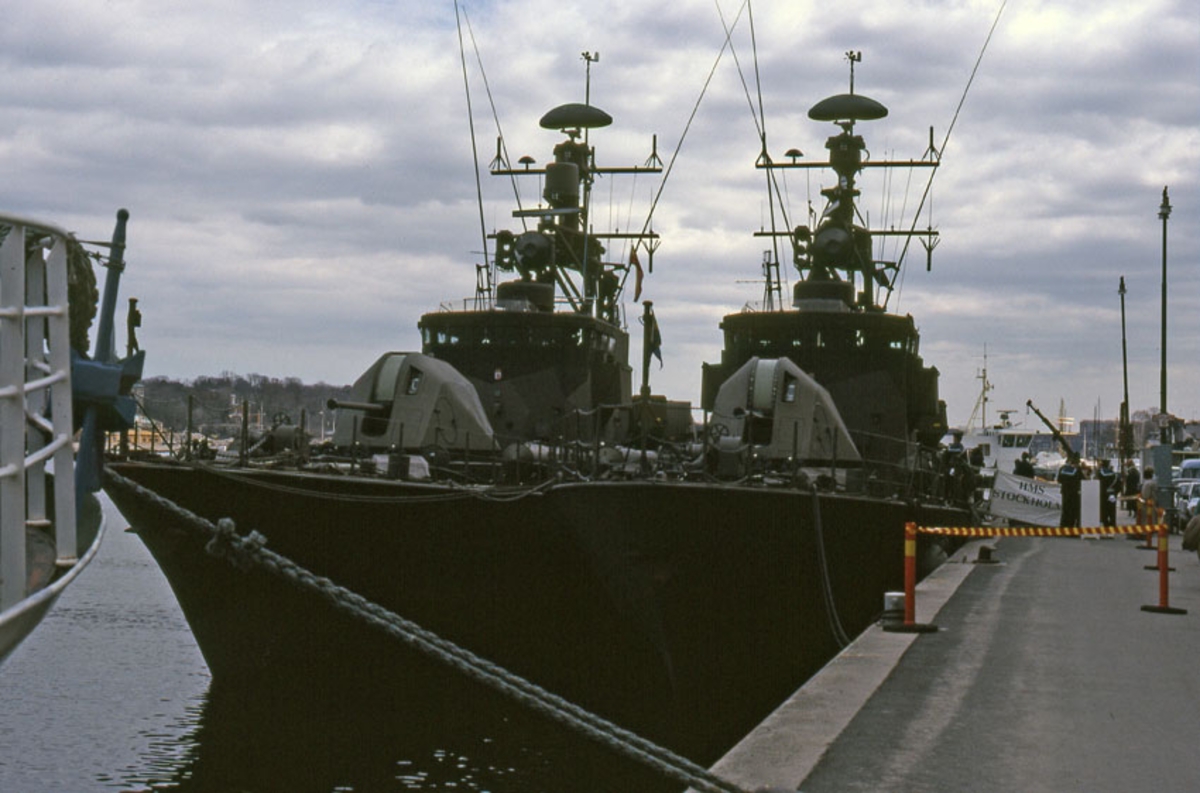 [Text diaram:] STH-CITY "HMS STHLM" 1987-04