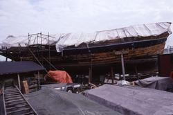 [Text diaram:] STH:BECKHOLMEN "HOPPET" SKALL VIDARE TILL ÅLA