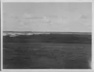 'Bilder från Hornborgasjön från: R. Söderberg: '' Hornborgasjön och dess fornsjöområde'' Del I 1932. ::  :: Landskapsvy med sjön i bakgruden. Sjösänkning. ::  :: Ingår i serie med fotonr. 4245:1-35.'