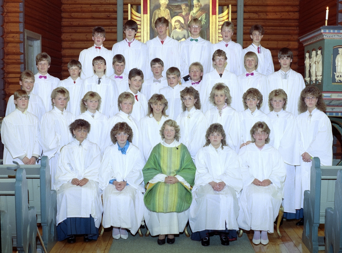 Konfirmasjon, Vang kapell, 1986.
