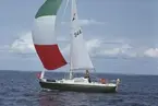 Albin Viggen seglar för spinnaker.