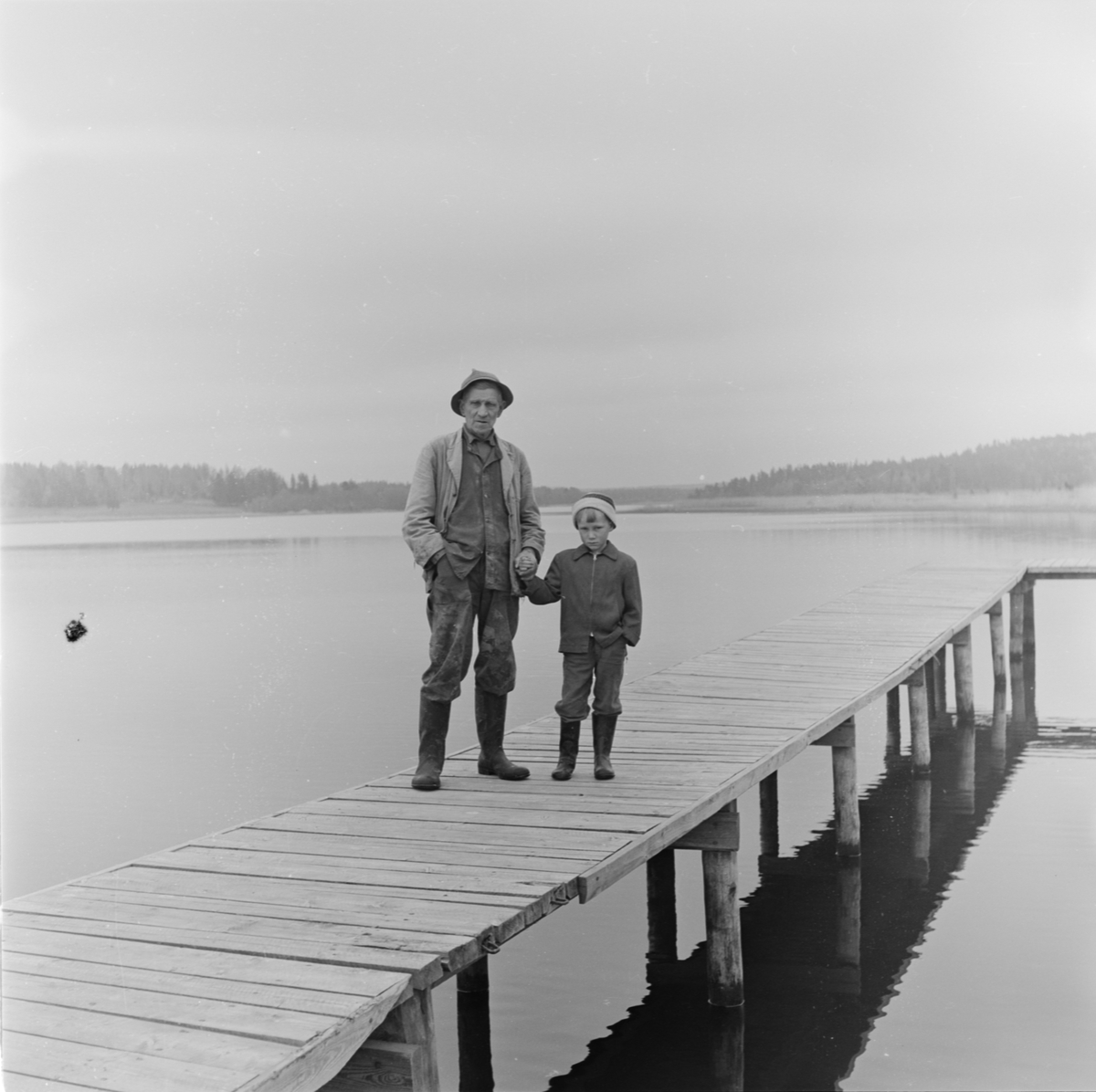 "Ryssjöbadet", Österunda socken, Uppland 1962