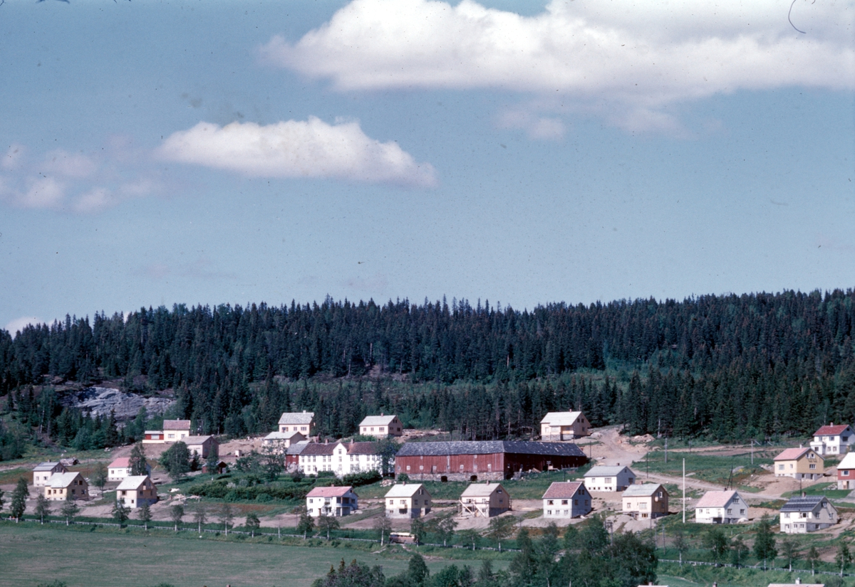 Landskap fra området rundt Hegge gård i Egge, Steinkjer i Nord-Trøndelag.