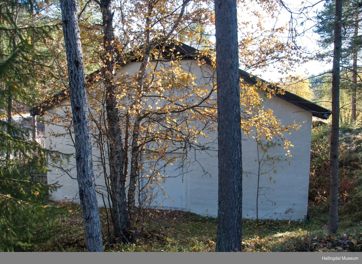Utstillingsbygning på Hol Bygdemuseum Hagafoss