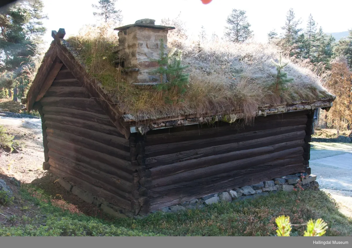 Raunsgardstugu fra Raunsgard i Ustedalen, kårstugu