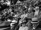 Folksamling, sannolikt på Studenternas idrottsplats, Uppsala 1937