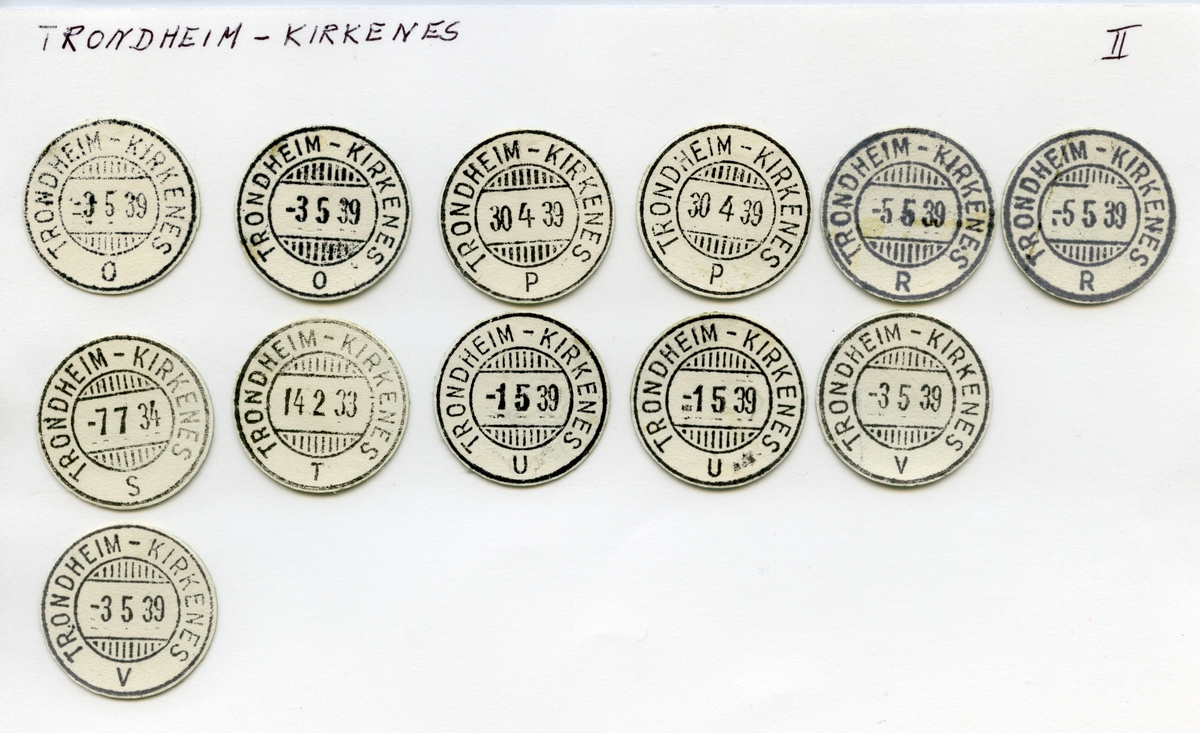 Stempelkatalog 7000 Trondheim (Trondhjem), Sør-Trøndelag