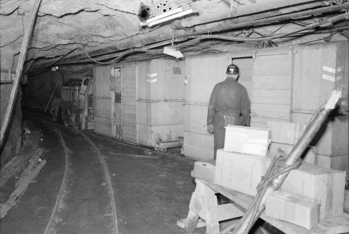 Vogner for persontransport i gruva