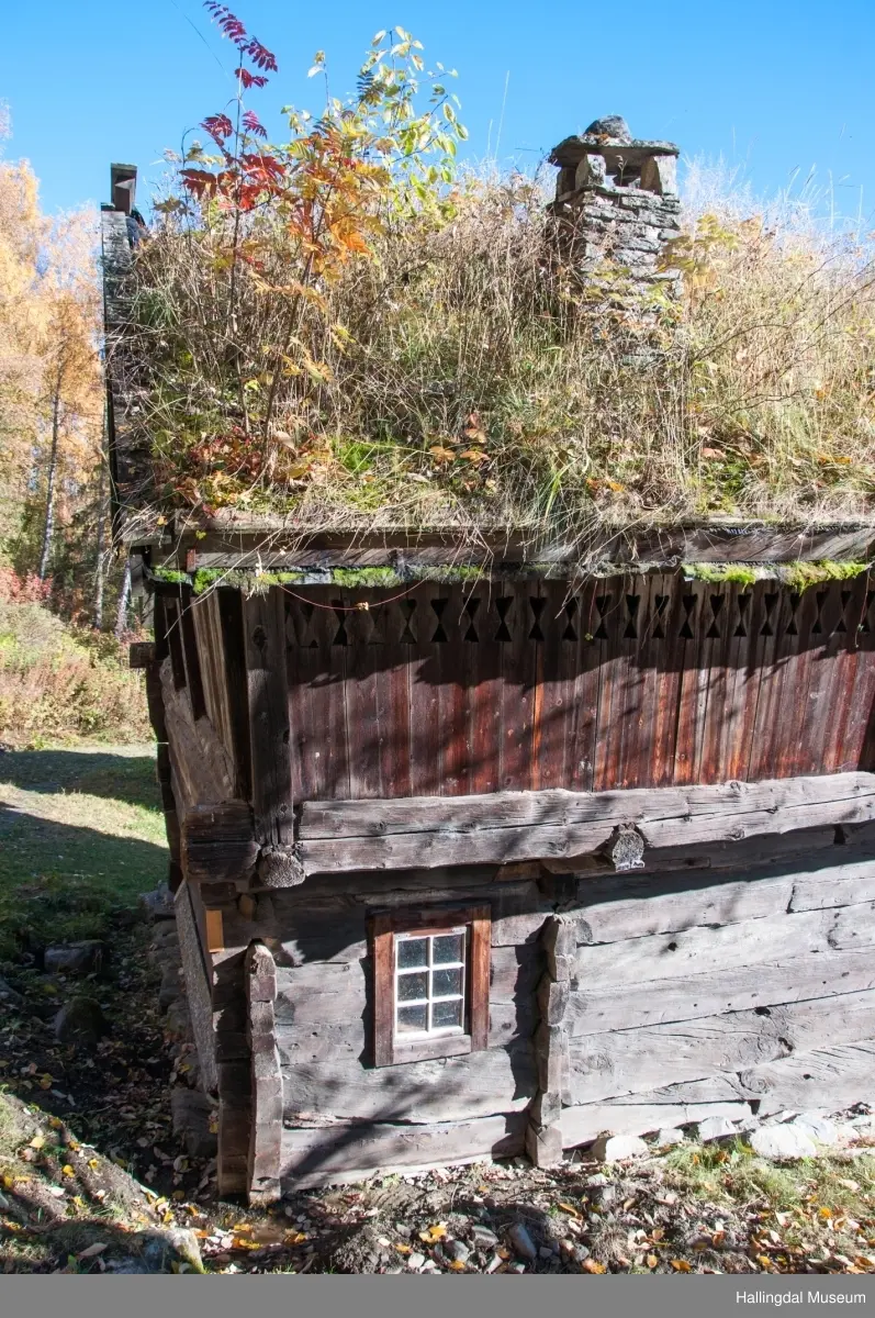 Loftstue fra Jøto Noss på Ål Bygdamuseum, Leksvol