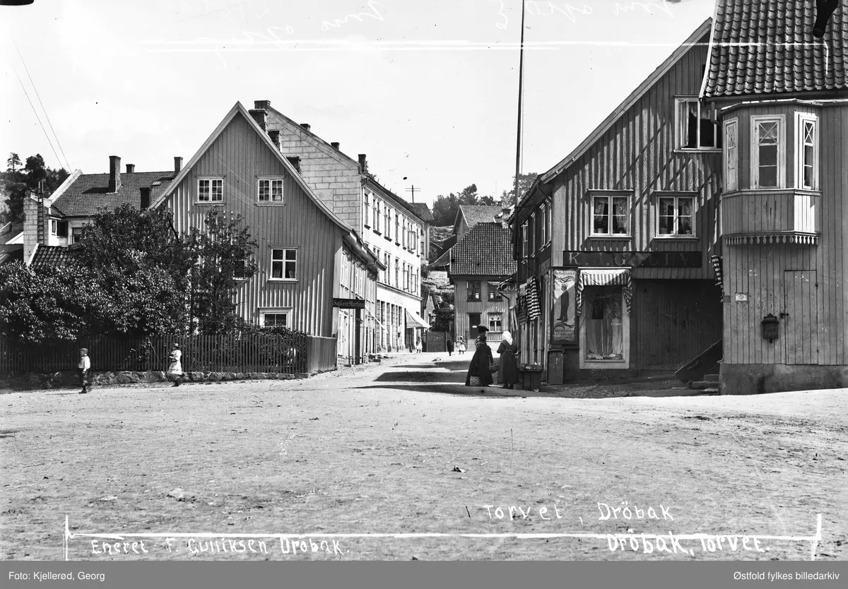 Torvet i Drøbak.