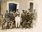 Gruppbild på Ubåten HVALENs svenska besättning i Italien år 1909.