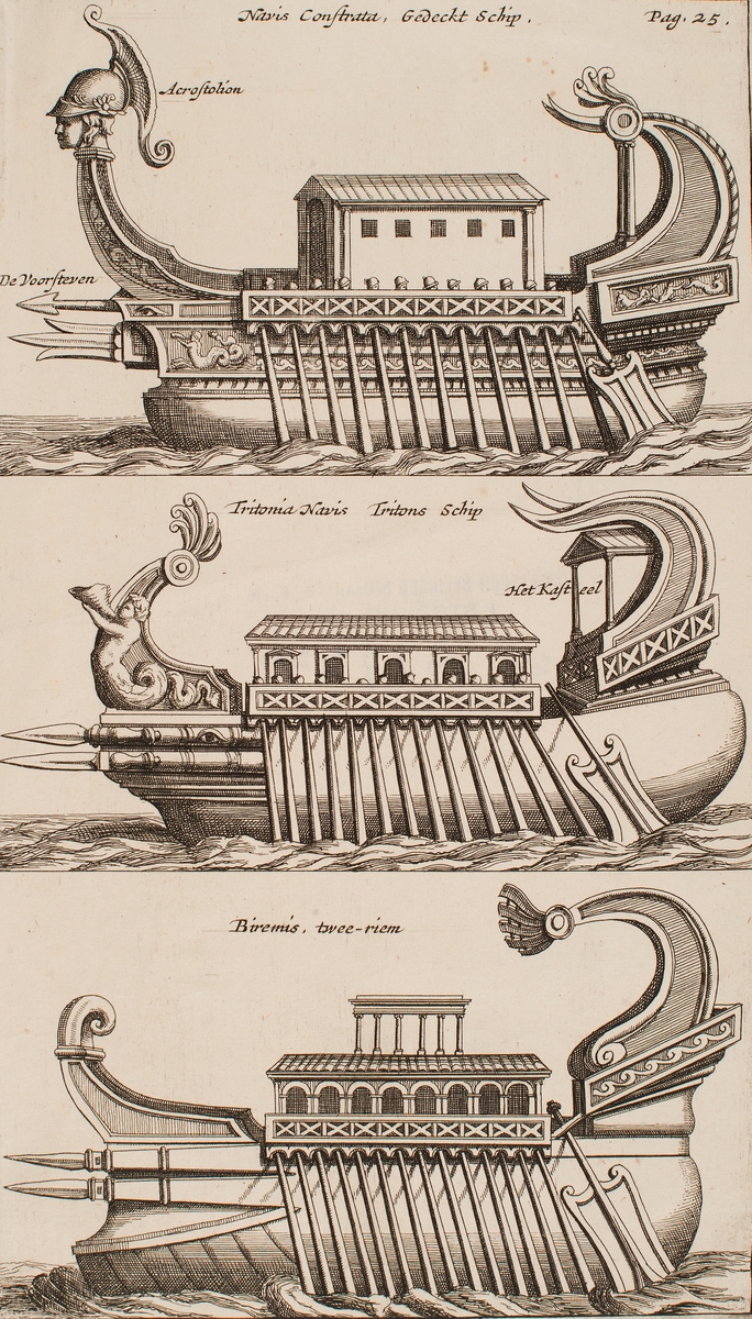 Navis Constrata, täckt skepp (gedeckt schip), historiskt skepp. 
Rekonstruktioner.
