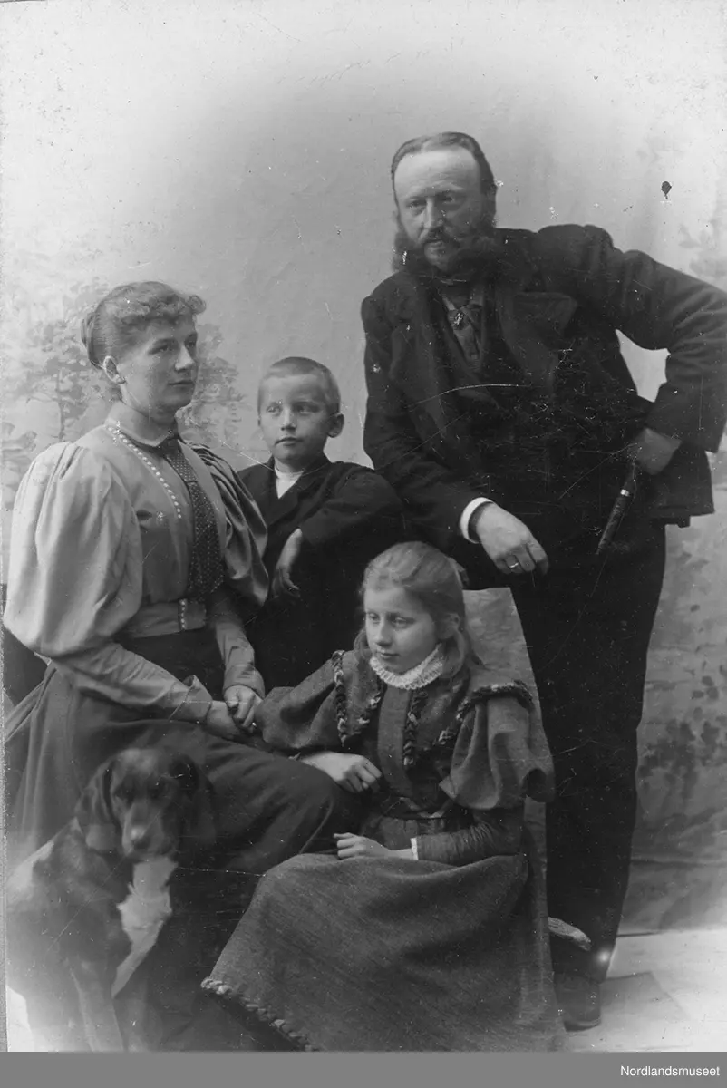 Portrett av en ukjent familie