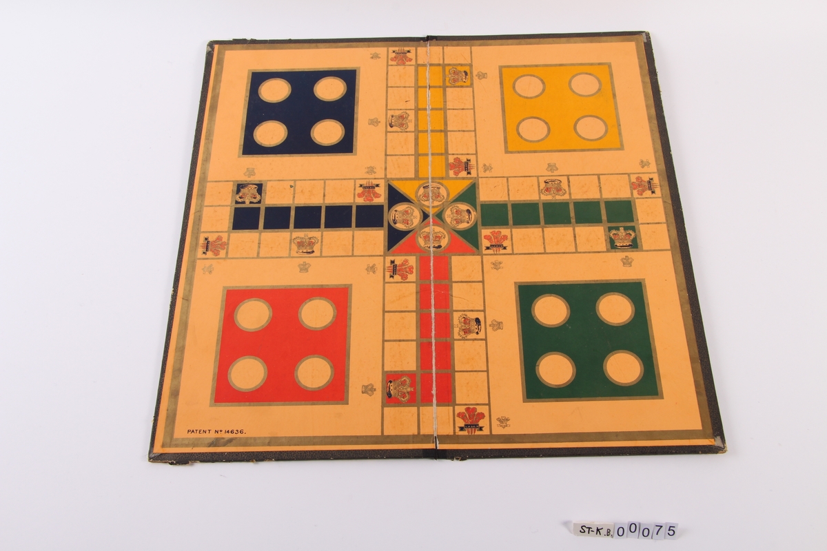 Spillebrett til Ludo.