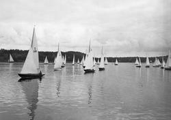 5-metersjakter under KSSS poängseglingar hösten 1943.