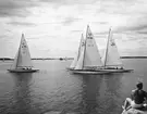 Mälar 22:or under Sandhamnsregattan 1943.