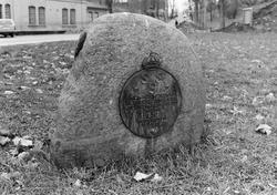 Minnessten över KSSS bildande år 1830 rest till 100-årsjubil