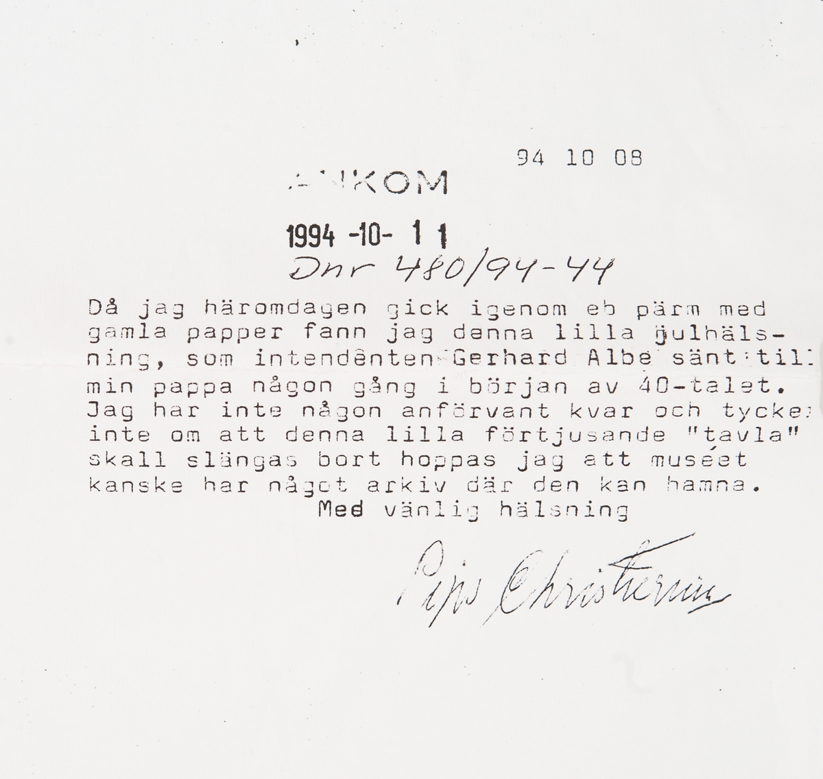 Julkort - föreställande Sjöhistoriska museet