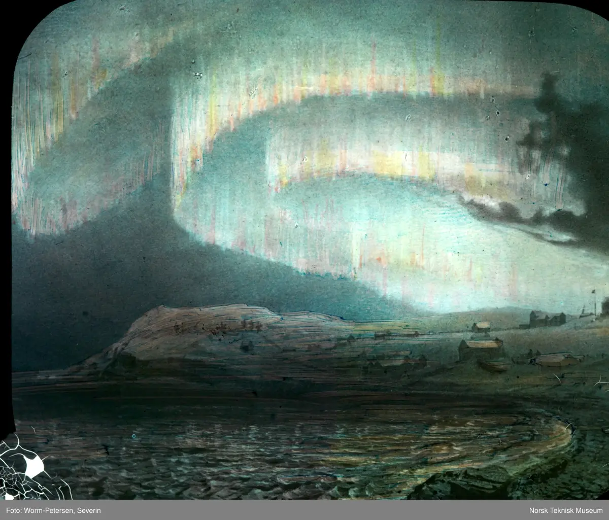 Nordlys observasjoner i Bossekop nordø 21. Jan. 1839