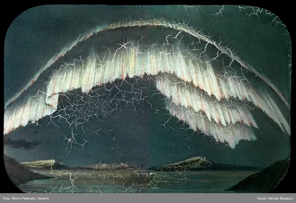 Nordlys observasjoner i Bossekop nord 6. Jan. 1839
