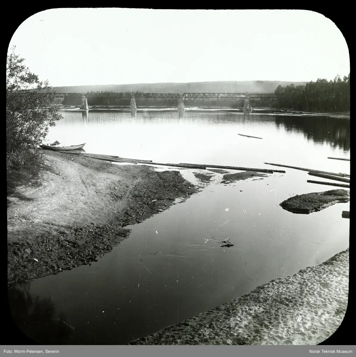 Jernbanebrua i Elverum, nå kalt Gamlebrua.