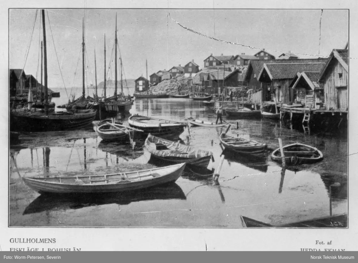 Gullholmens fiskevær i Bohuslän, Sverige