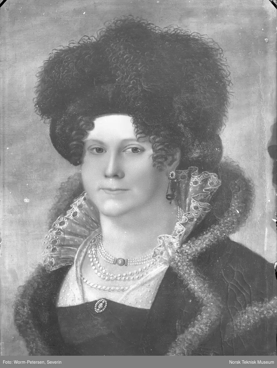 Portrett av kvinne etter maleri
