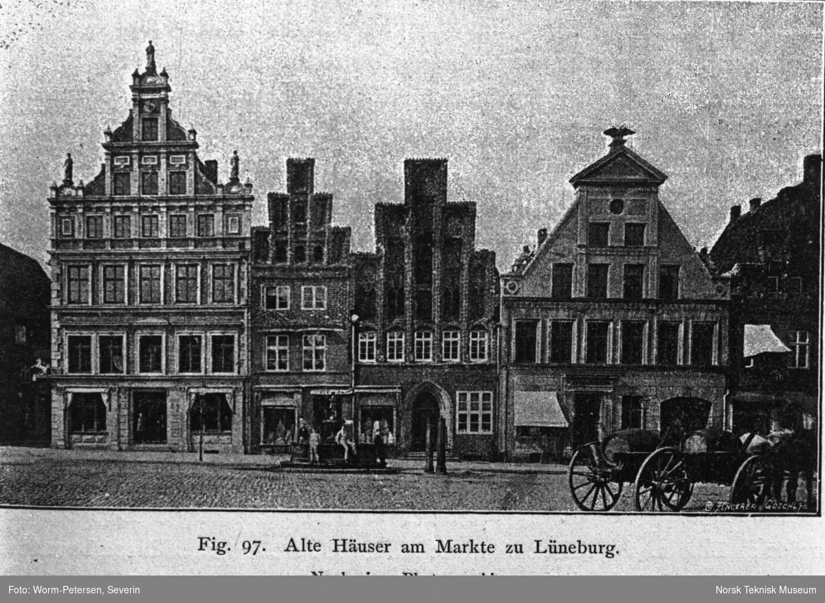 Gamle hus i Lüneburg, Tyskland