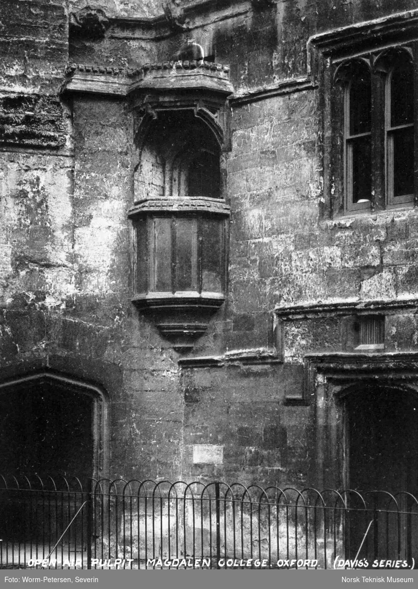 Balkong, Magdalen College, Oxford