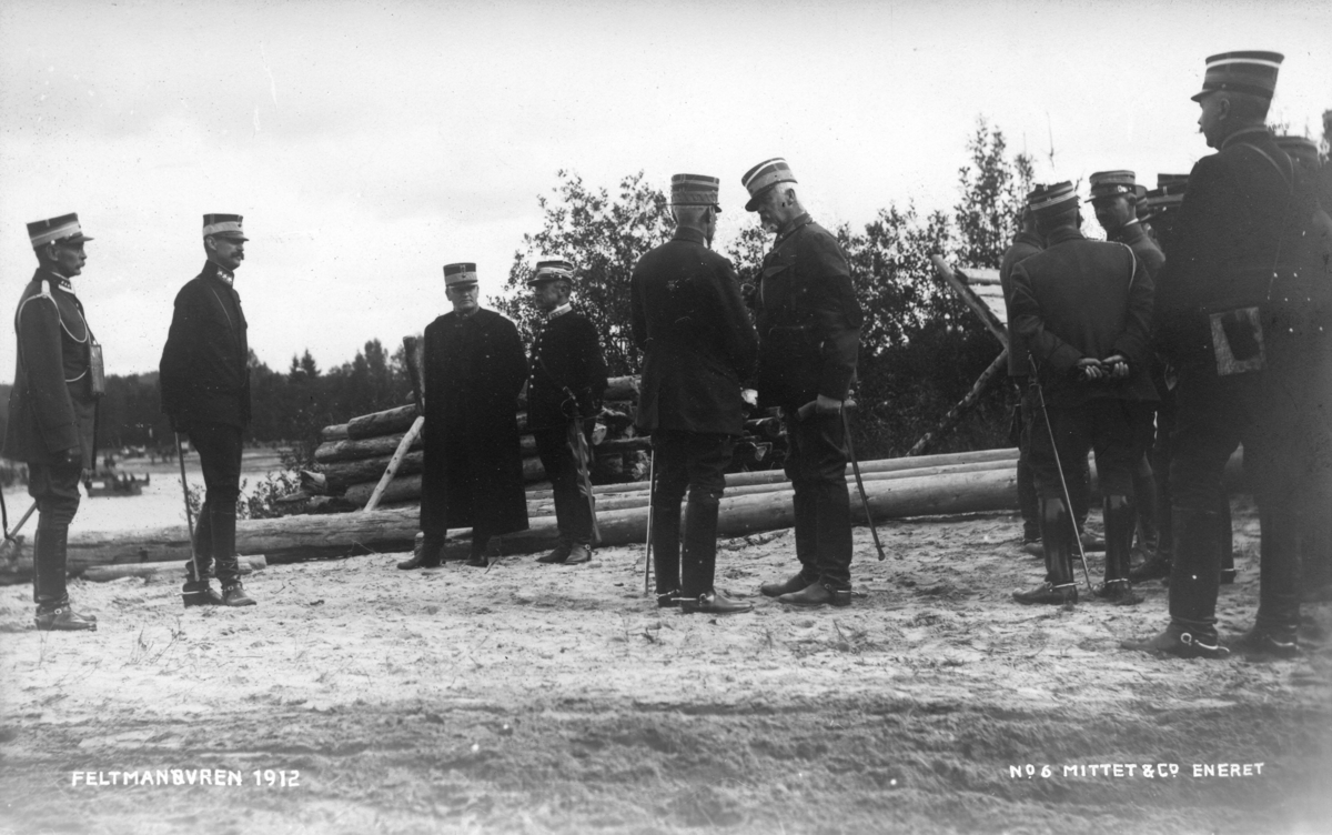 Feltmanøver 1912.Postkort