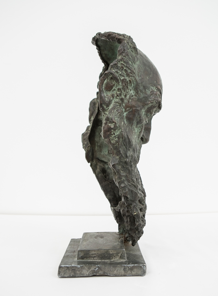 Portett av Christian Krohg [Bronsebyste]